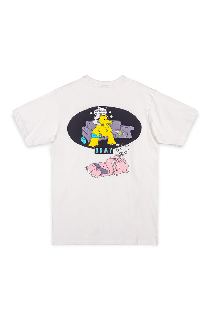 Men The Basic Instinct Regular Tee in White
