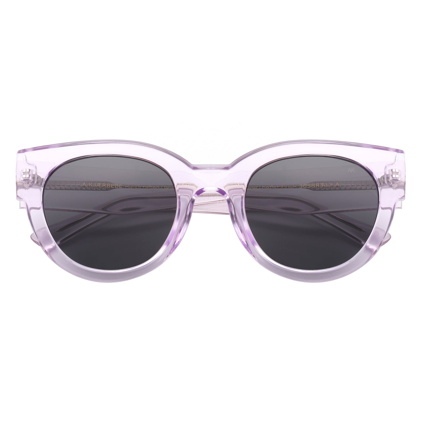 A.Kjaerbede Lilly Sunglasses in Lavender Transparent color