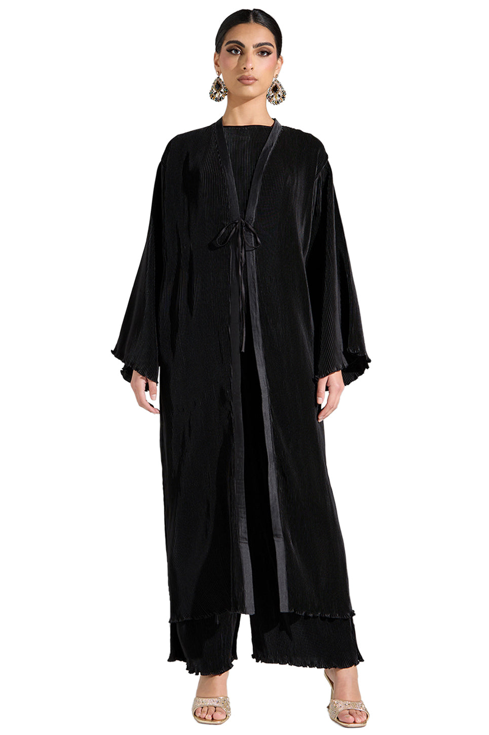 Soft Pleated Abaya