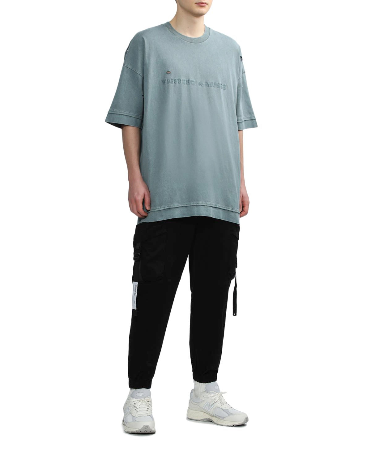 DRAWSTRING CARGO PANTS