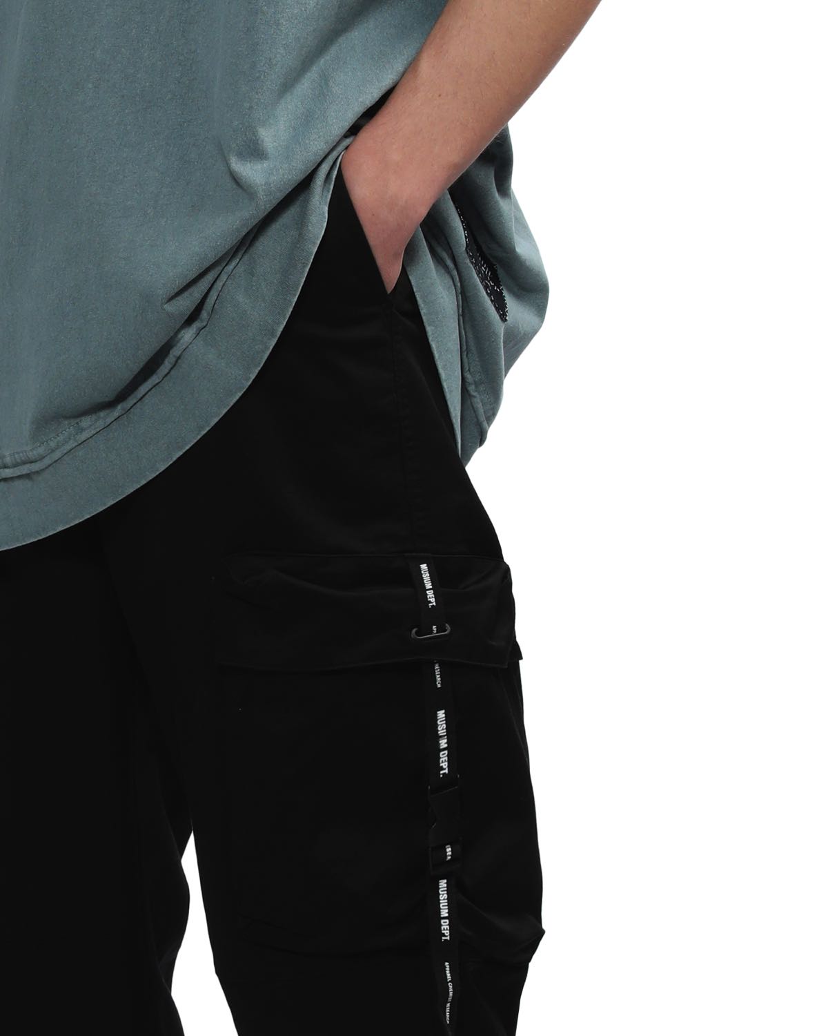 DRAWSTRING CARGO PANTS