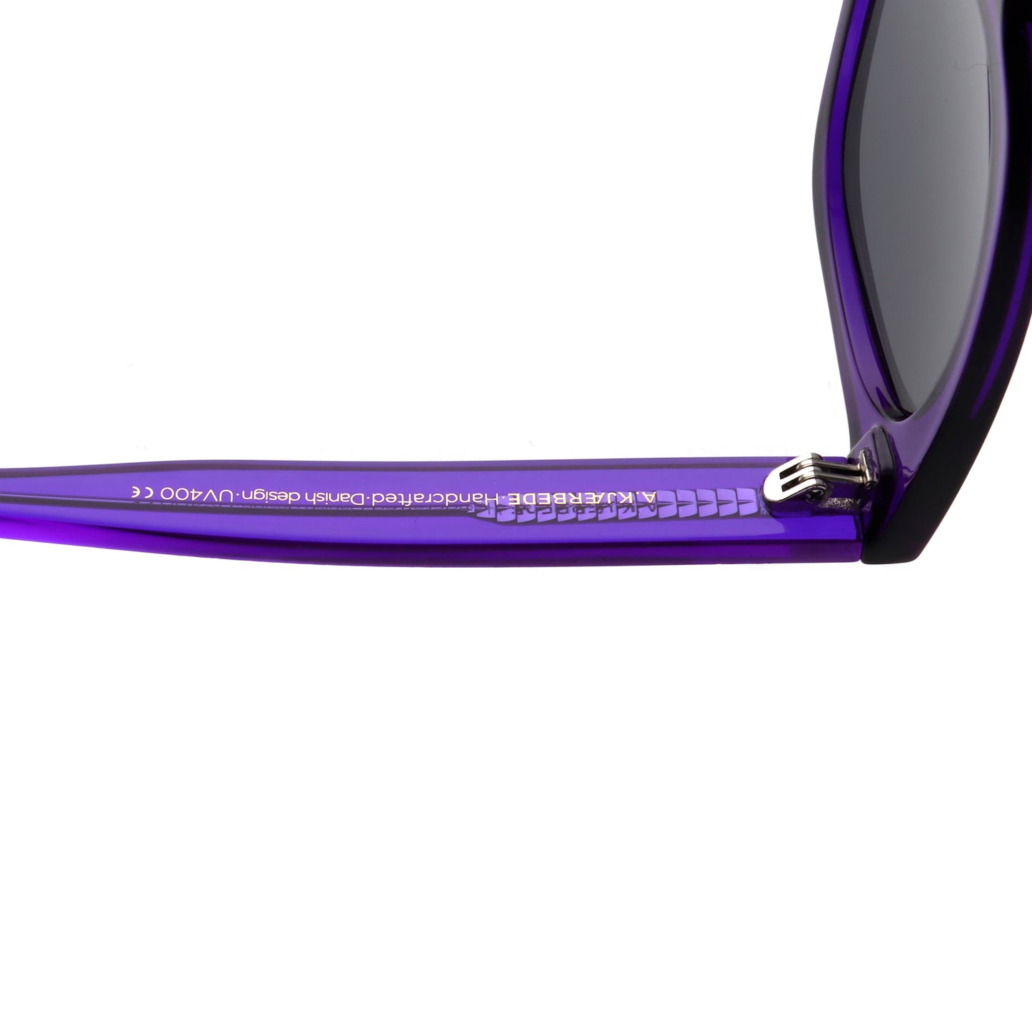 A.Kjaerbede Nancy Sunglasses in Purple Transparent color