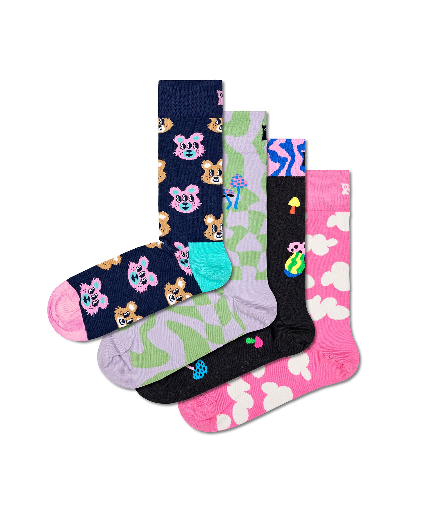 4-Pack Happy In Wonderland Socks Gift Set