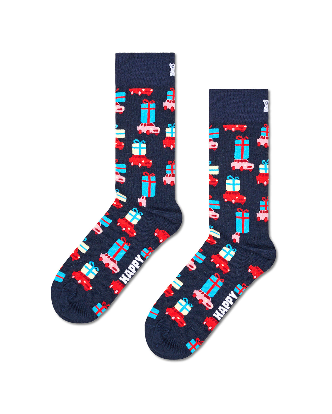 3-Pack Christmas Holiday Navy Socks Gift Set