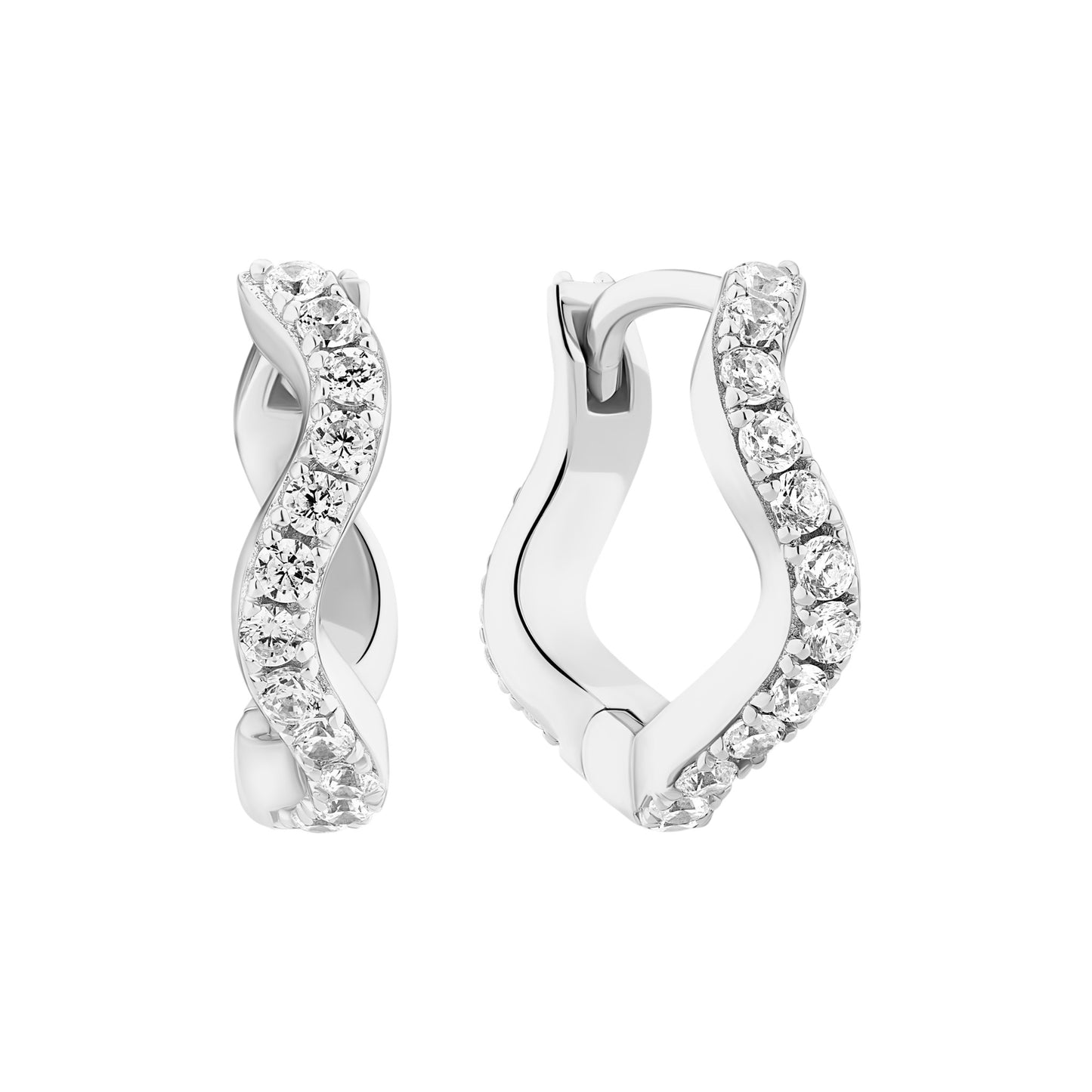 ELLERA WAVES MEDIO 18k Gold Plated Sterling Silver Earrings
