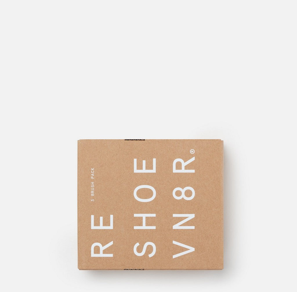Reshoevn8r 3 Brush Pack (Soft, Medium & Stiff bristle brushes)