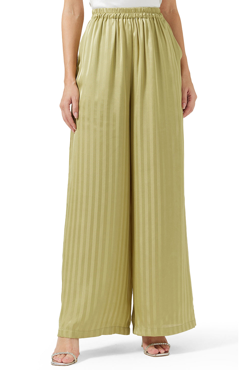 Satin Wide Leg Pants