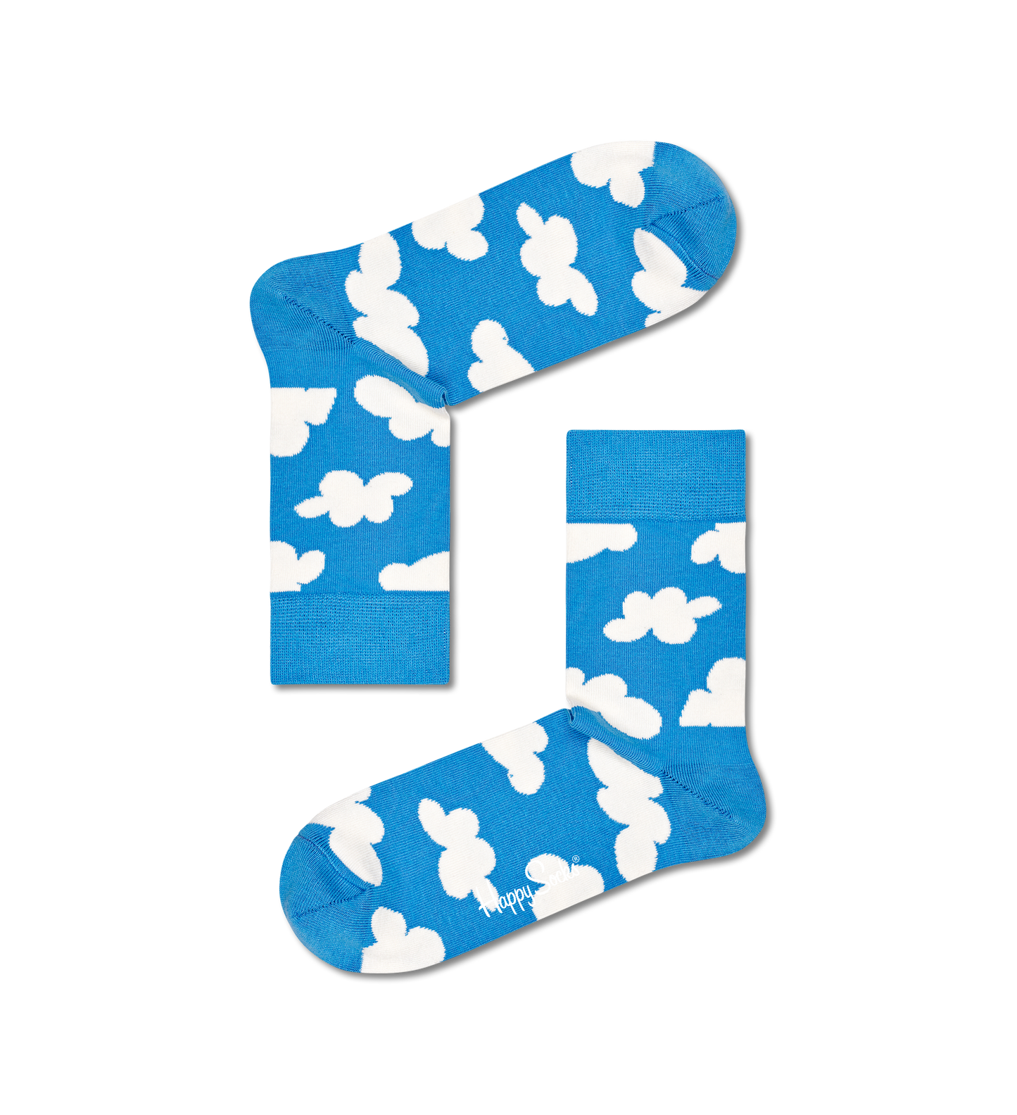 Cloudy Half Crew Sock