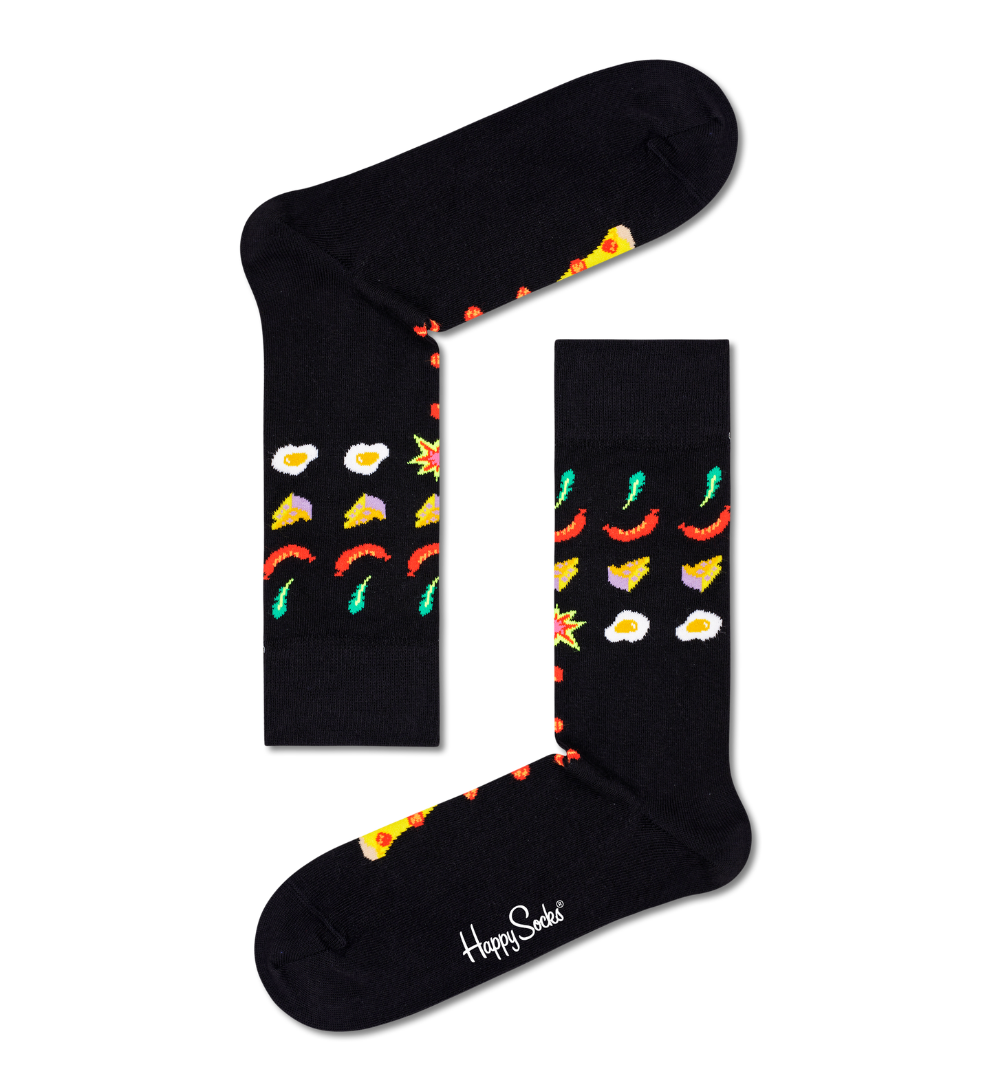 Pizza Invaders Sock