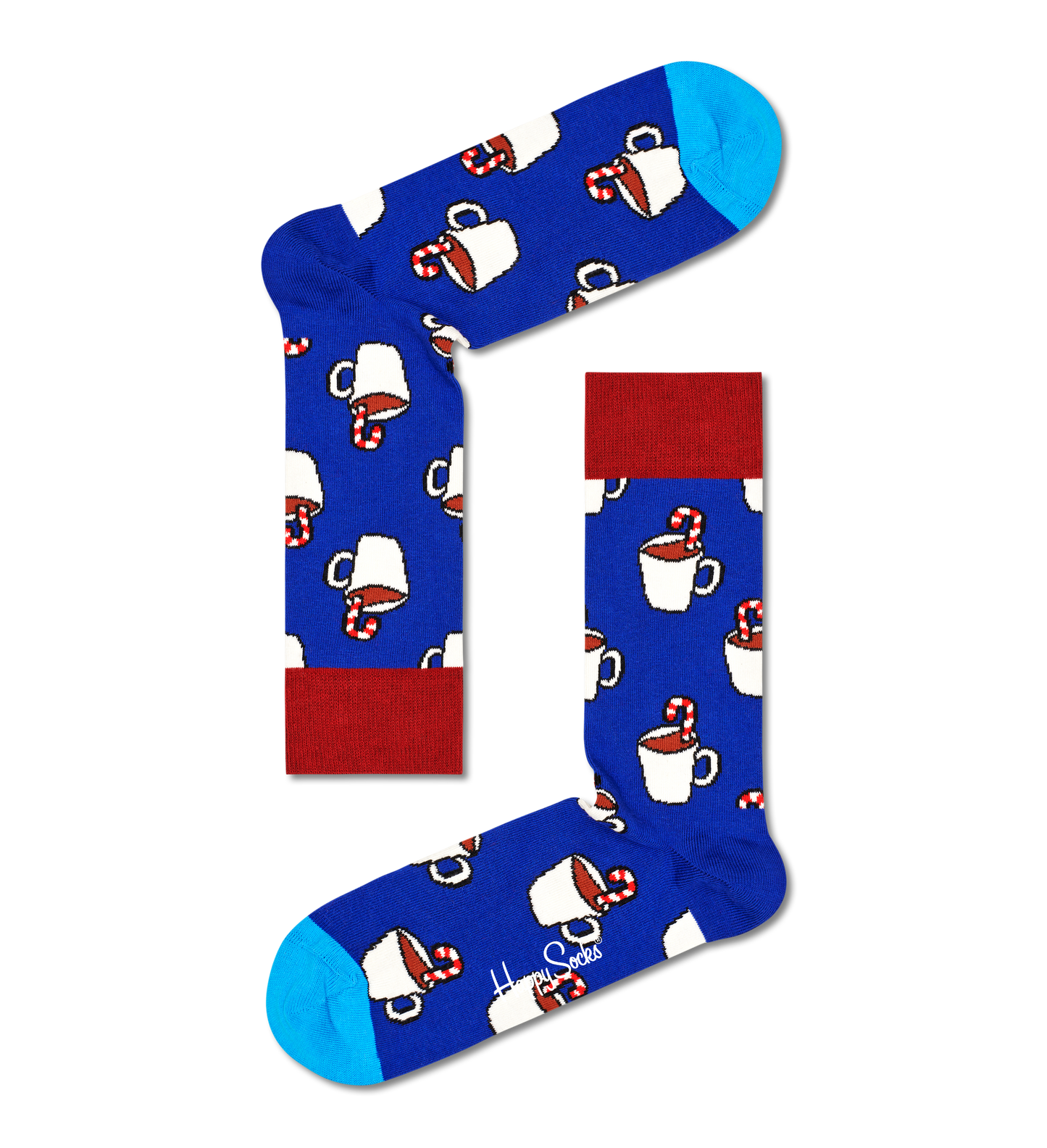 Candy Cane Cocoa Sock