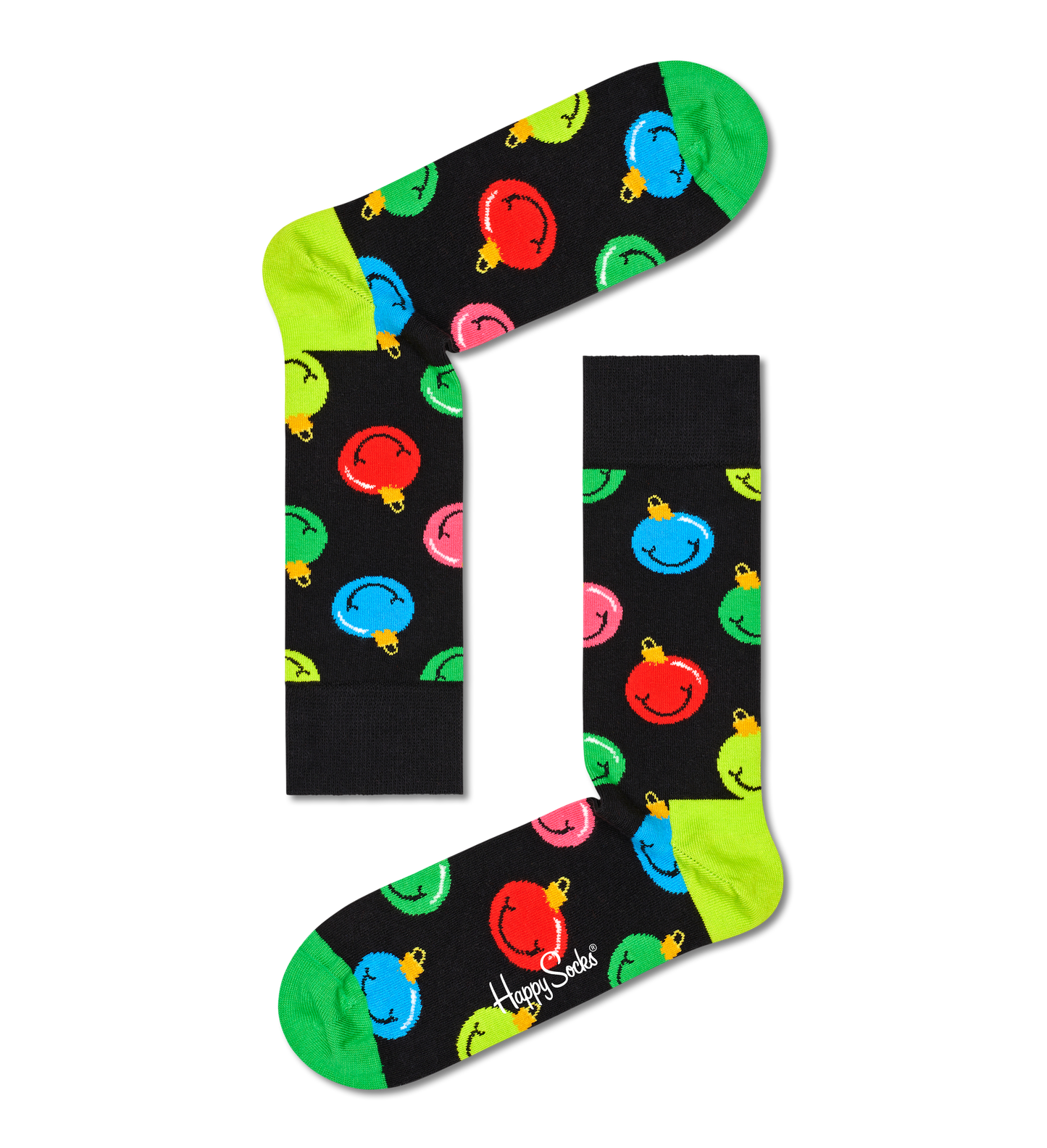 Jingle Smiley Sock