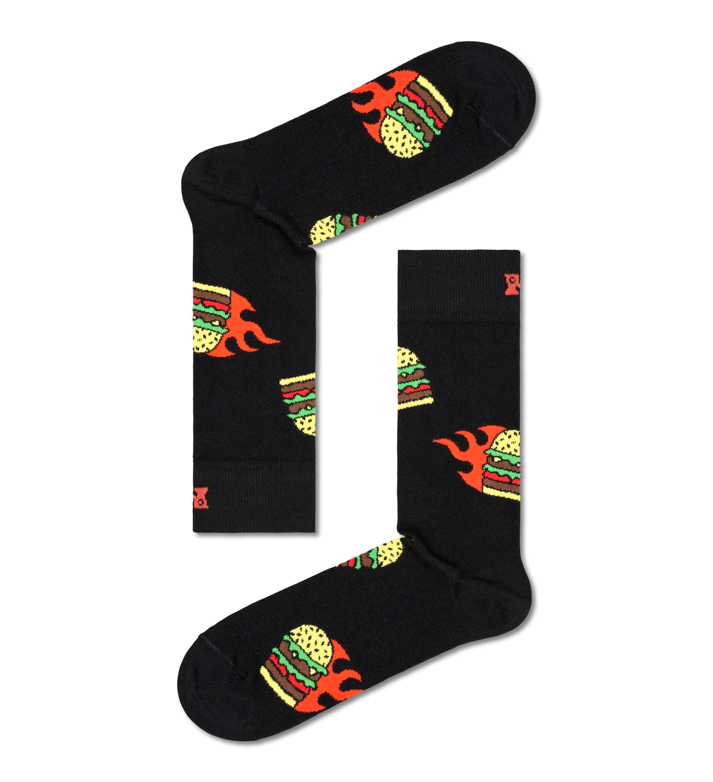 Flaming Burger Sock