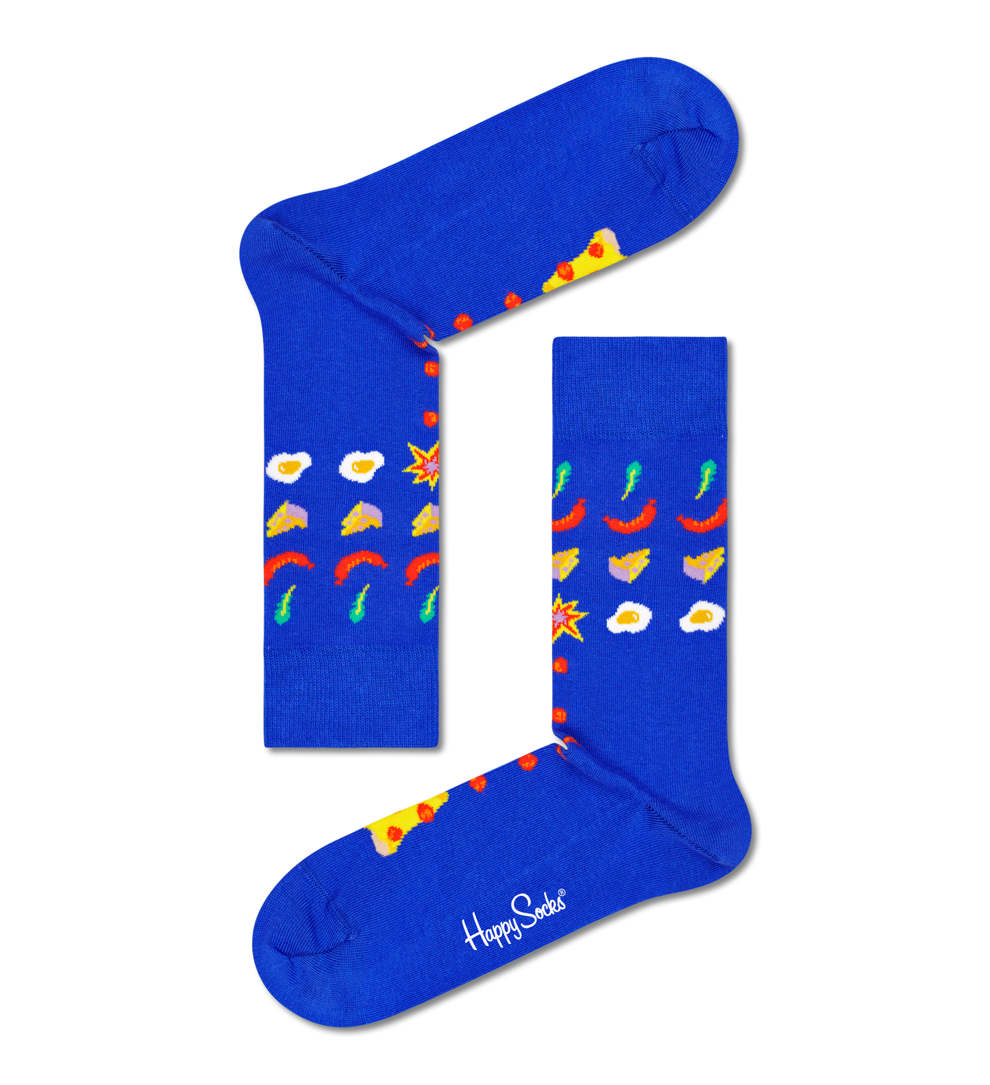 Pizza Invaders Sock