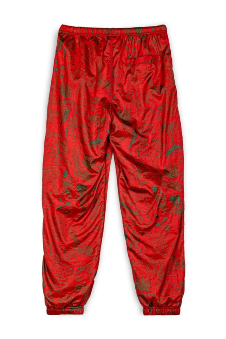 Men The Toughest Satin Track Pants in Red