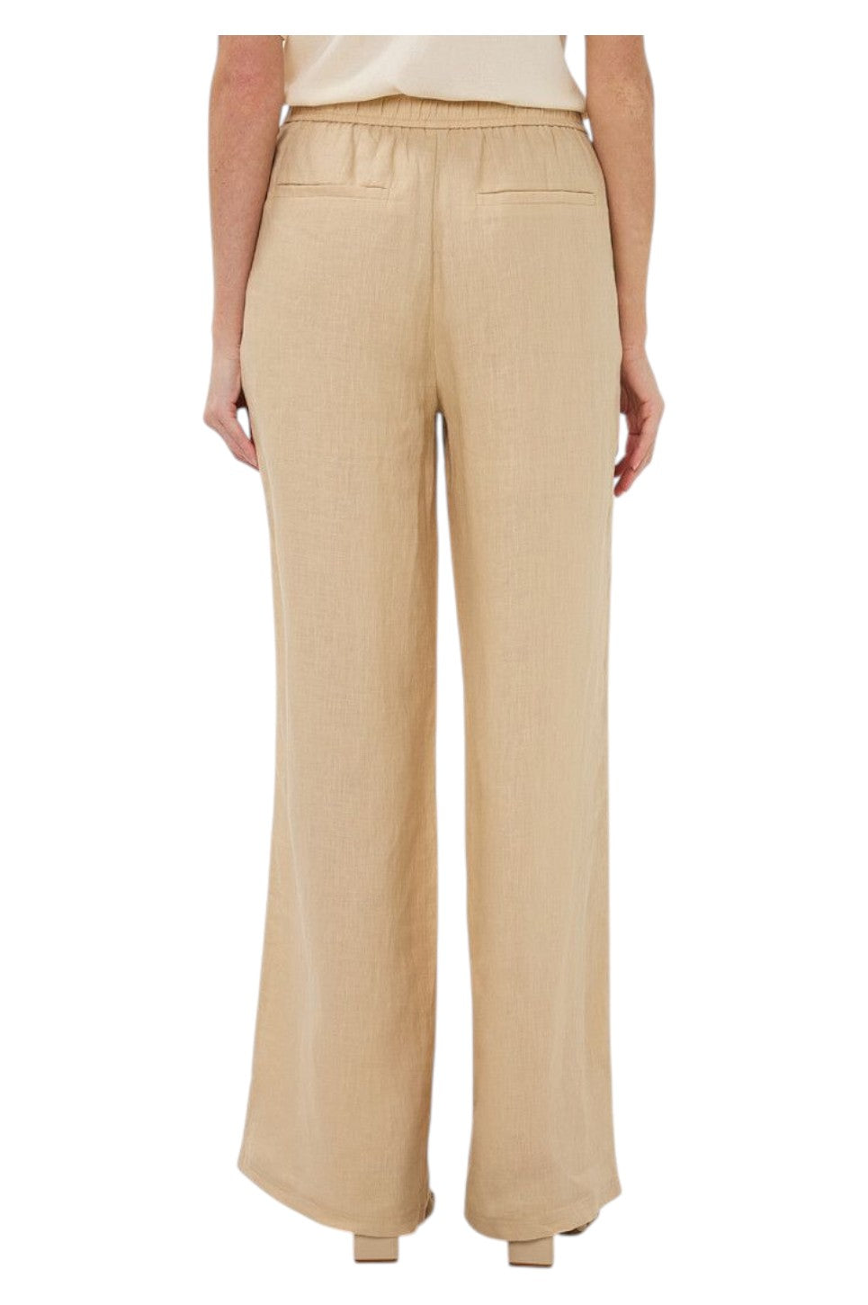 EsQualo TROUSERS LINEN Sand