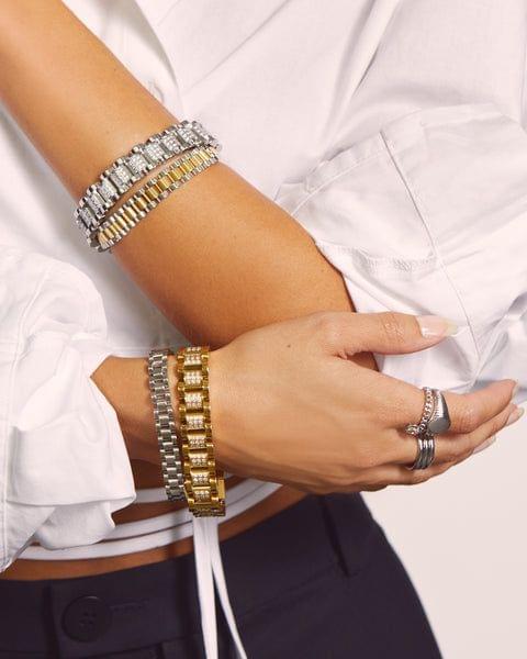 Two-toned Timepiece Bracelet