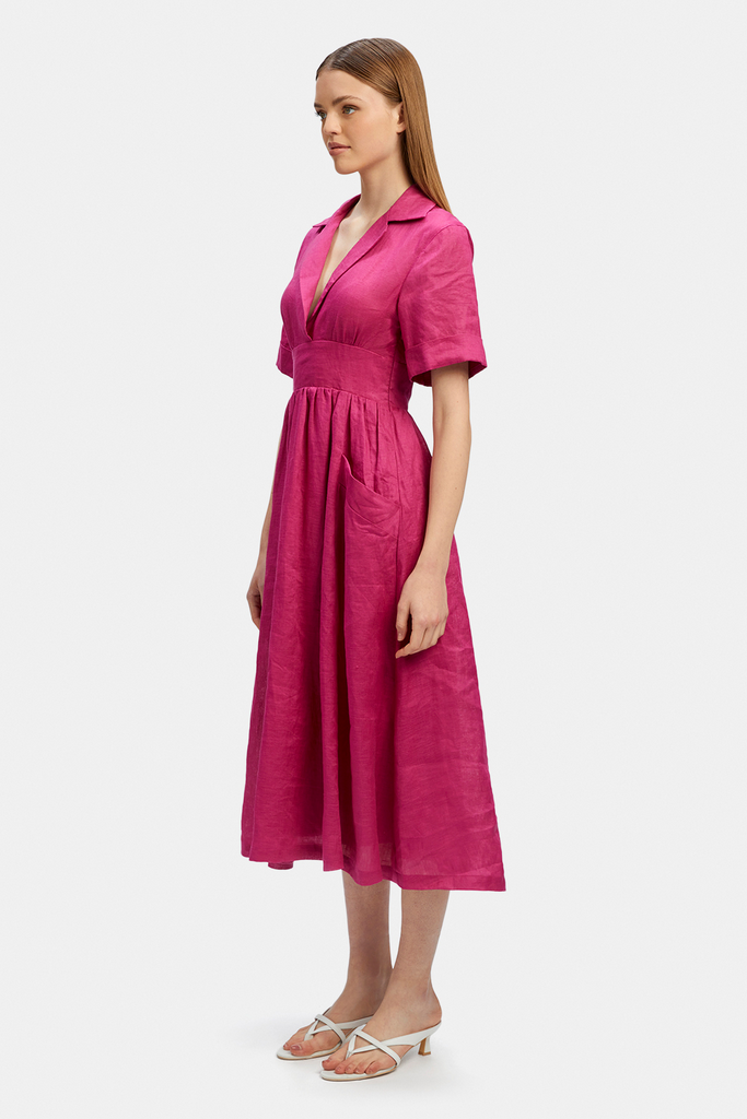 Hazel Linen Shirt Dress