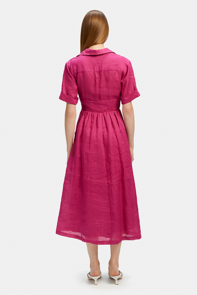 Hazel Linen Shirt Dress