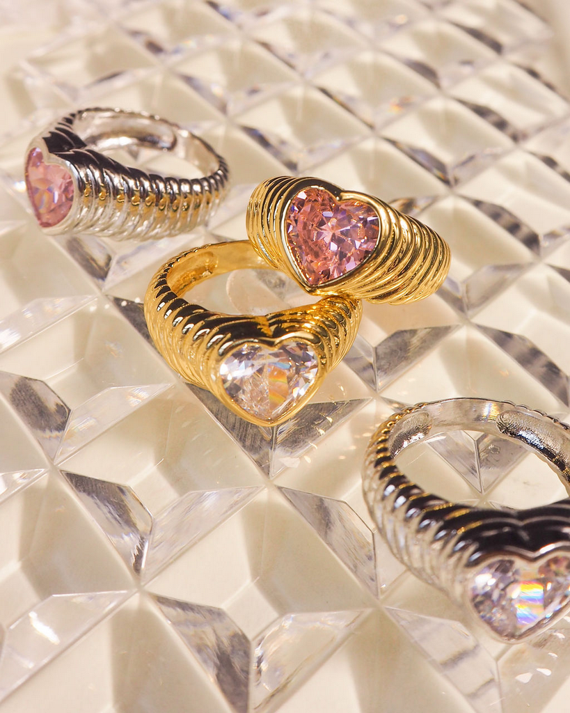 Bff Ring Set- Silver