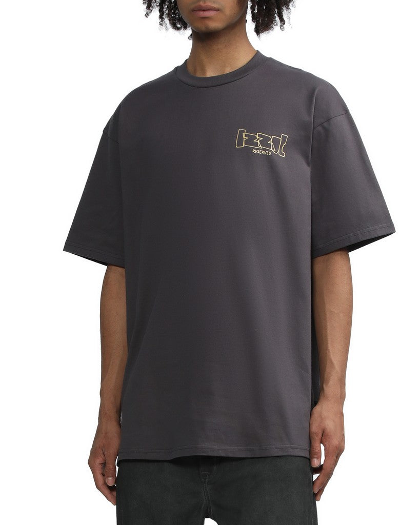 Izzue Men's Short Sleeve T-Shirt in Charcoal color