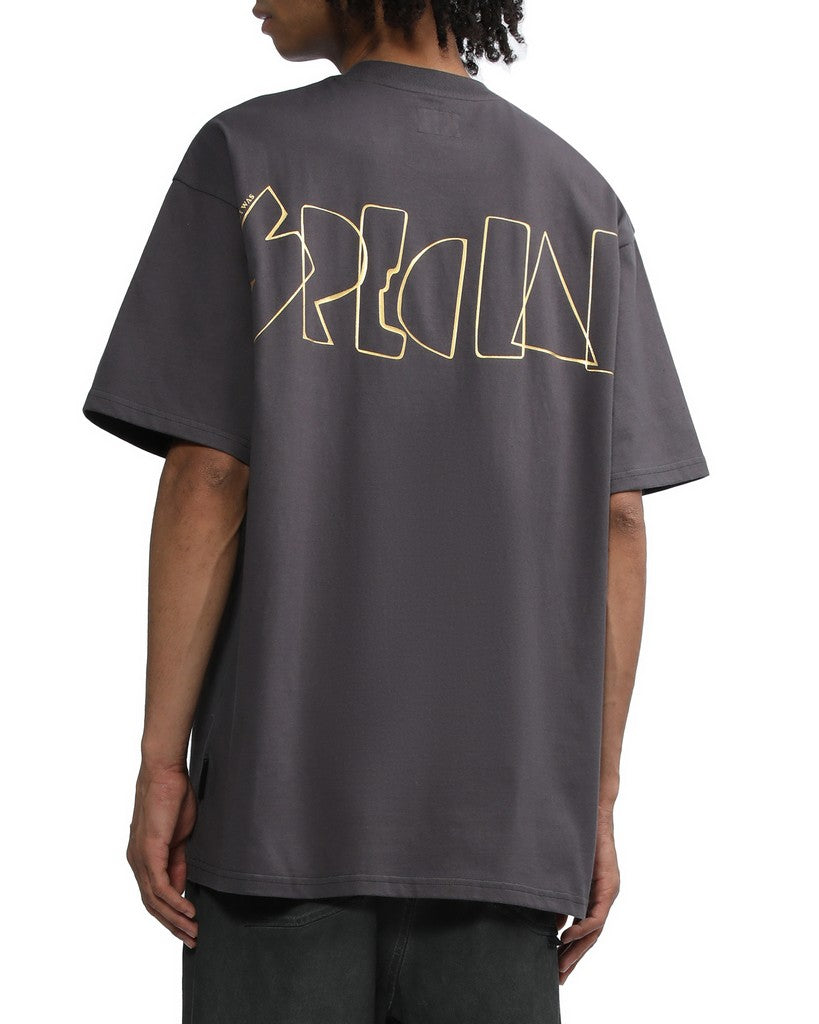 Izzue Men's Short Sleeve T-Shirt in Charcoal color