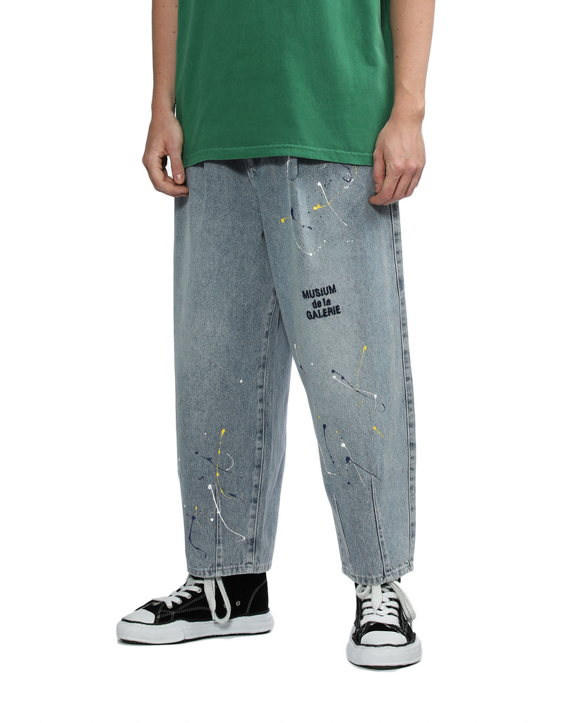 Men's Elasticated Jeans in Blue