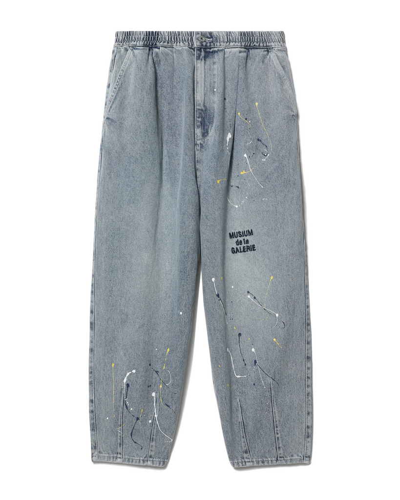 Men's Elasticated Jeans in Blue