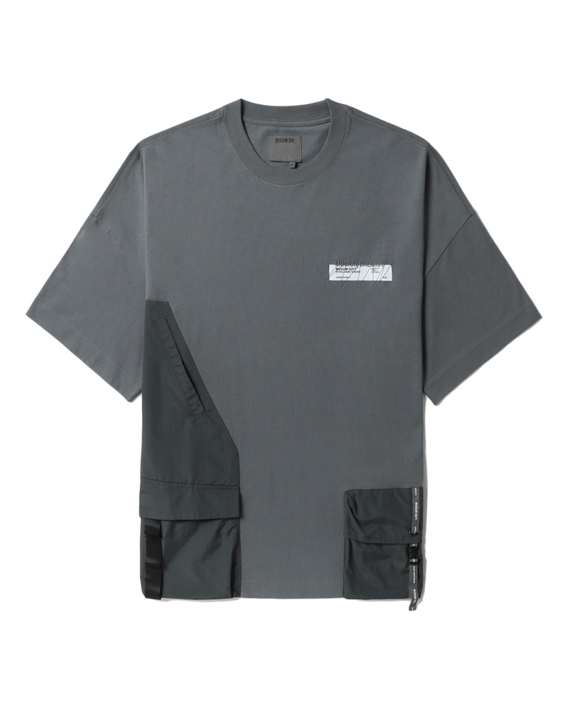 PATCH POCKET COTTON BLEND SHIRT