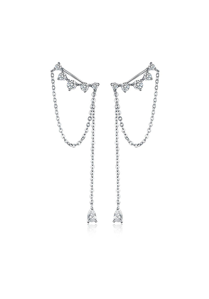 Melting ice earcuffs