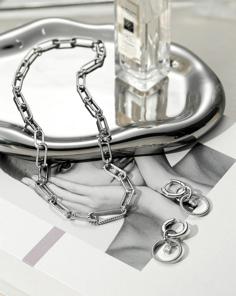 The Camille Multi Hoops- Silver