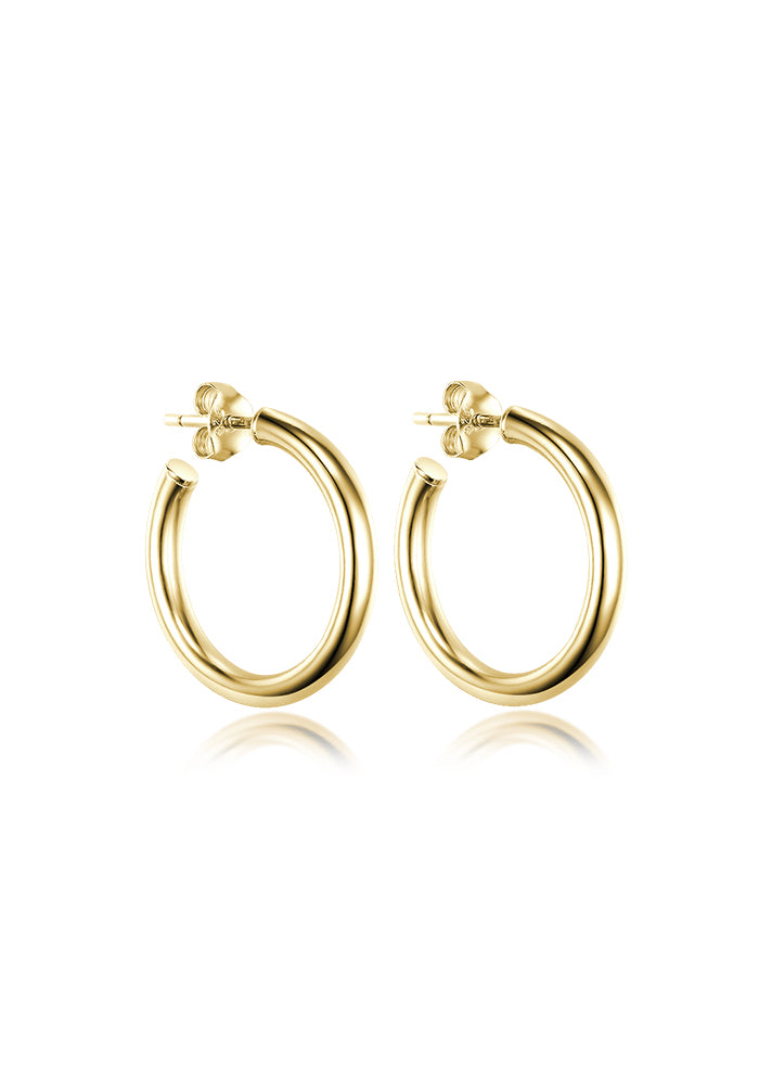 Women Golden Hoops 30mm - ER046G-3