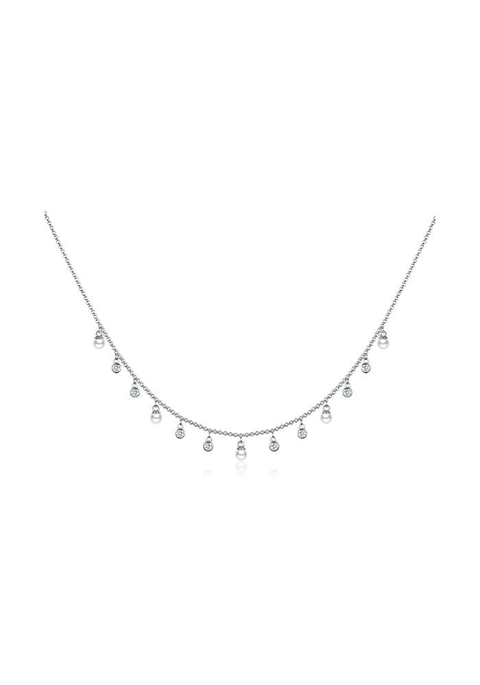 Women's Mother of Pearl Necklace - P112