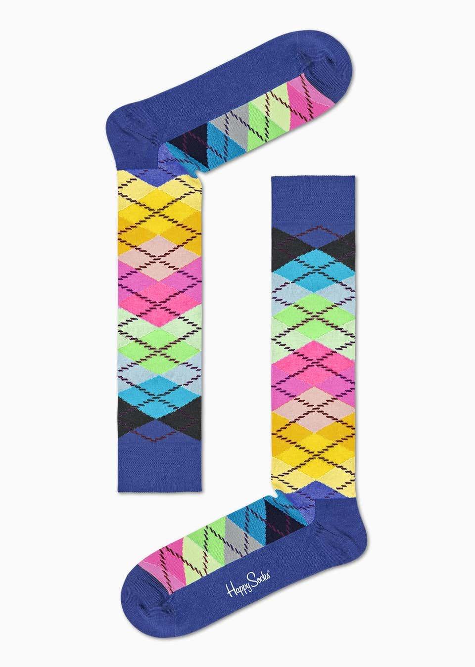Argyle Knee High Sock