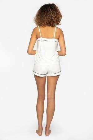 Bamboo Cami and Short Pyjama Set in Cream