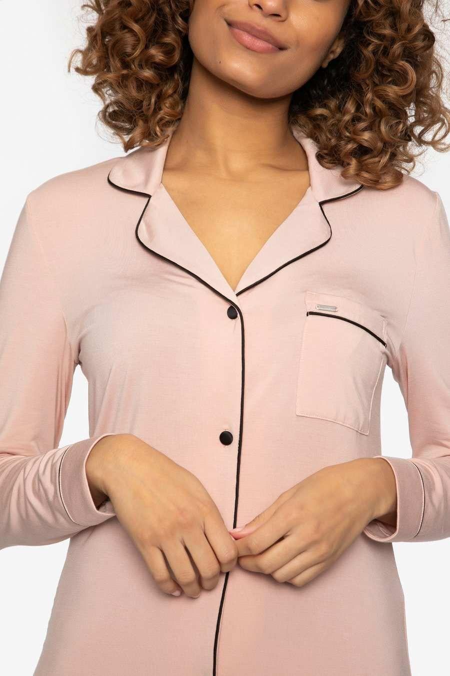 Bamboo Nightshirt in Pink