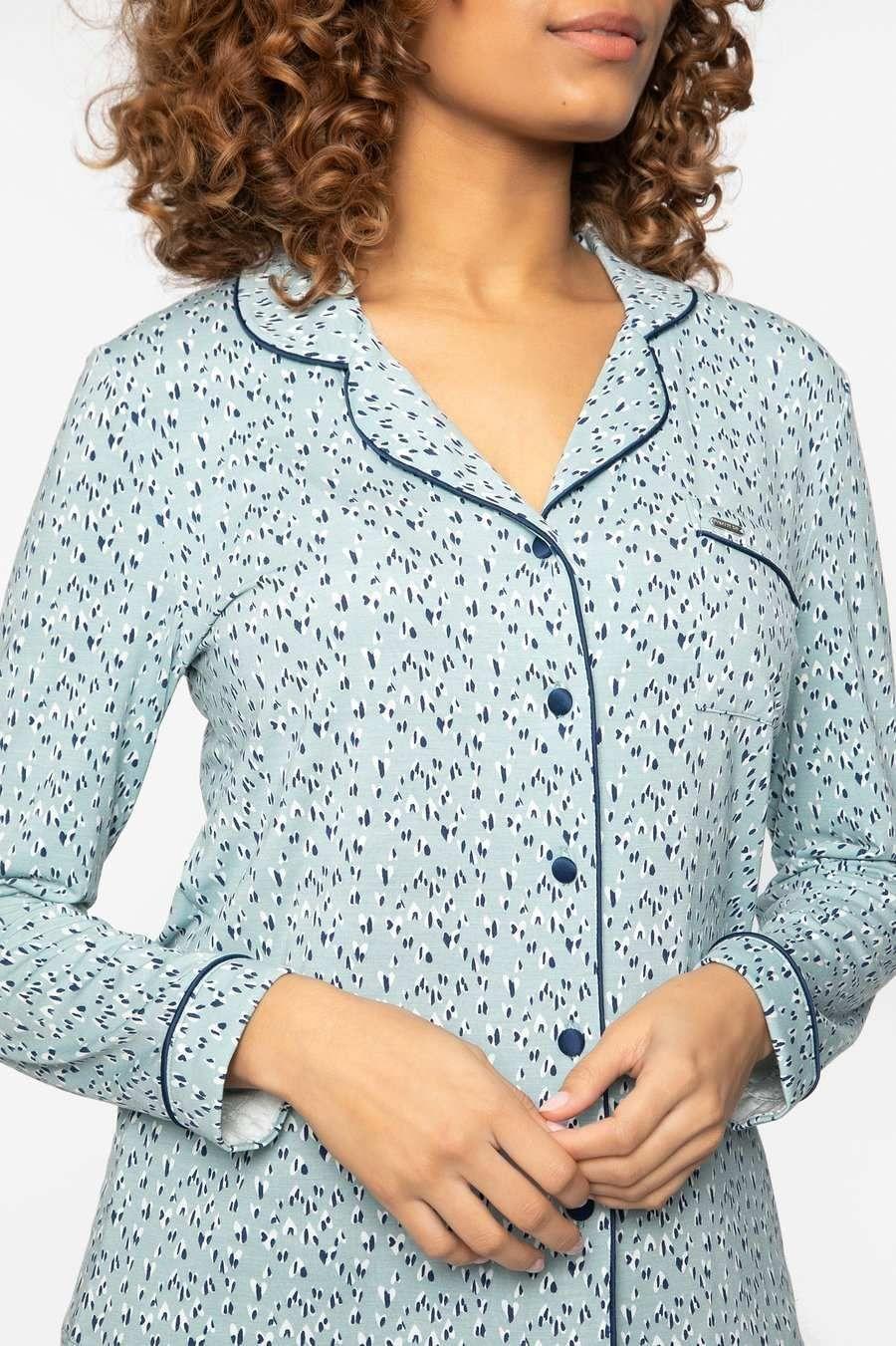 Bamboo Pyjama Set in Heart Splash