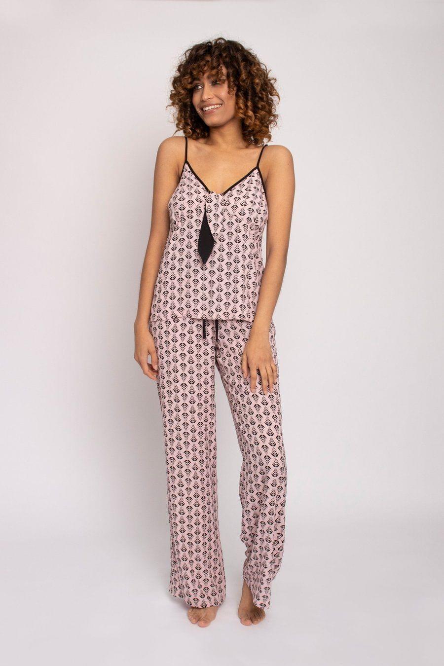 EcoVero Cami Trouser Set in Pink
