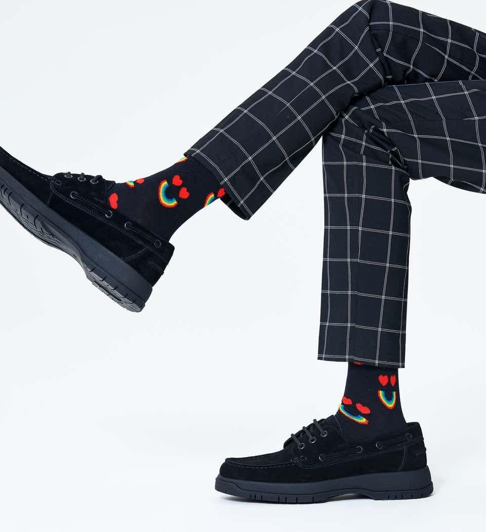 Happy Rainbow Sock