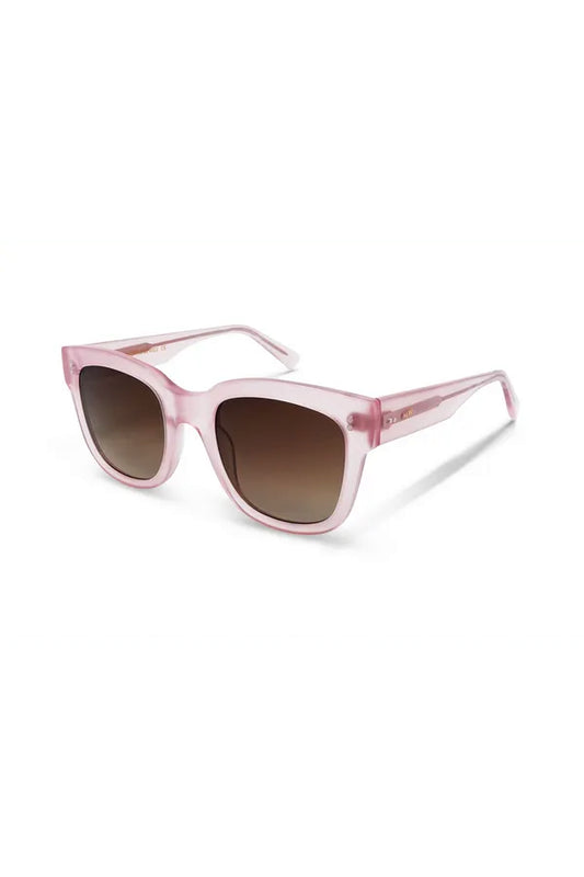 LIV, Square sunglasses for women and men pink frame UV400 protection