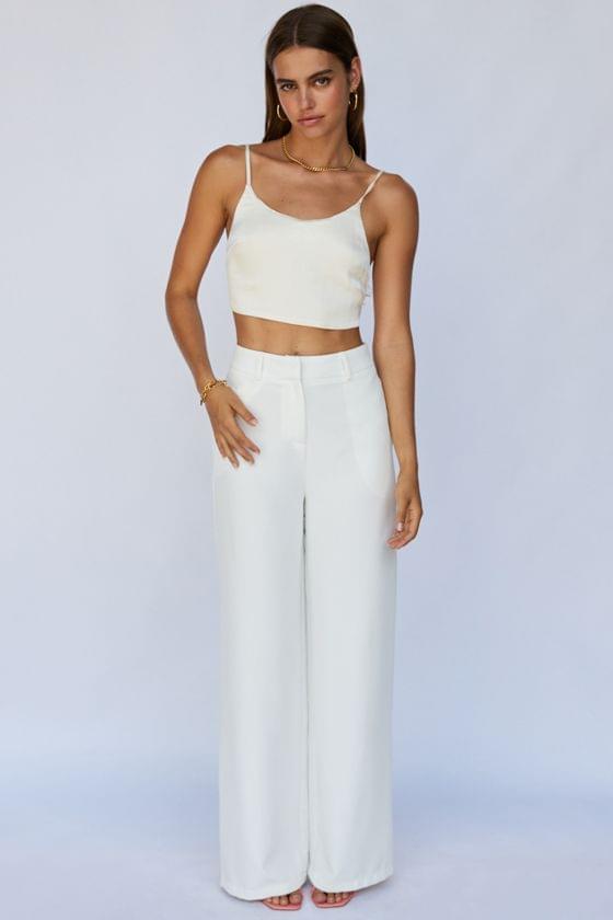 SNDYS Marilyn Top - Champagne