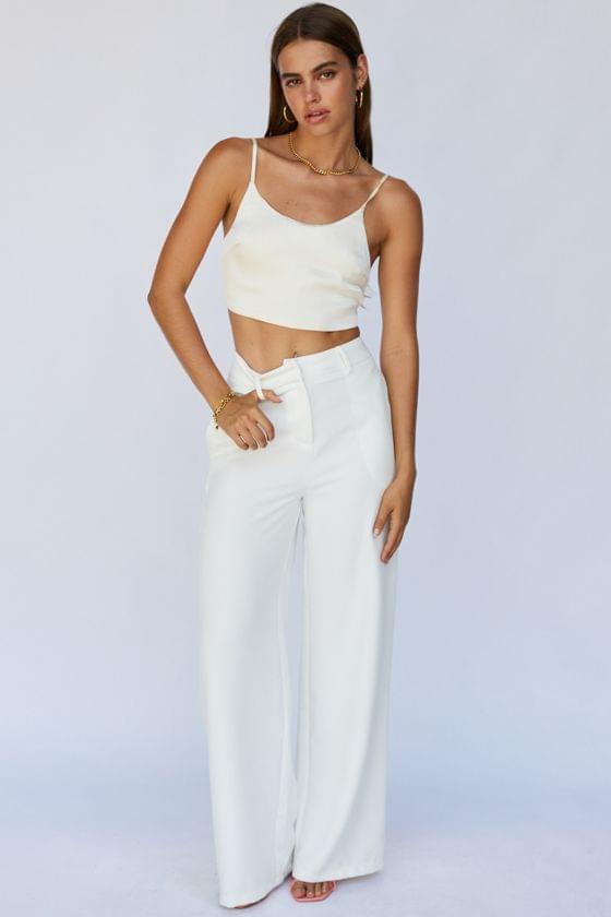 SNDYS Marilyn Top - Champagne
