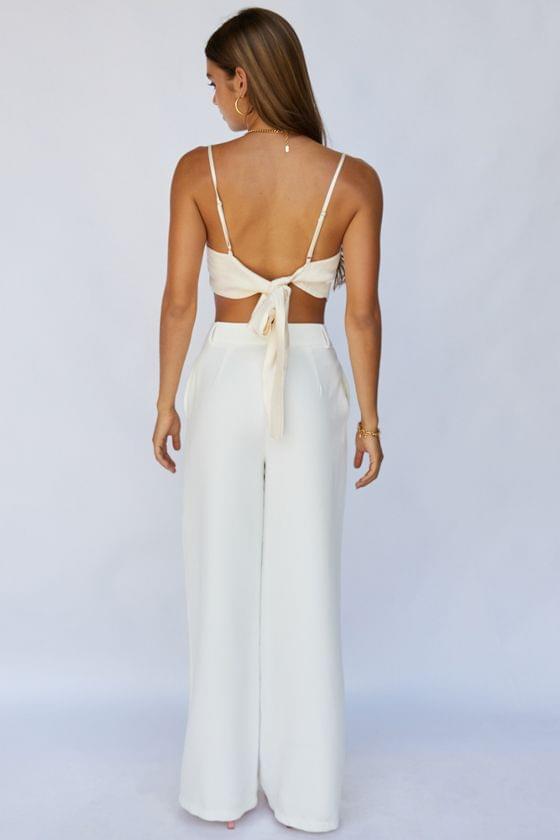 SNDYS Marilyn Top - Champagne