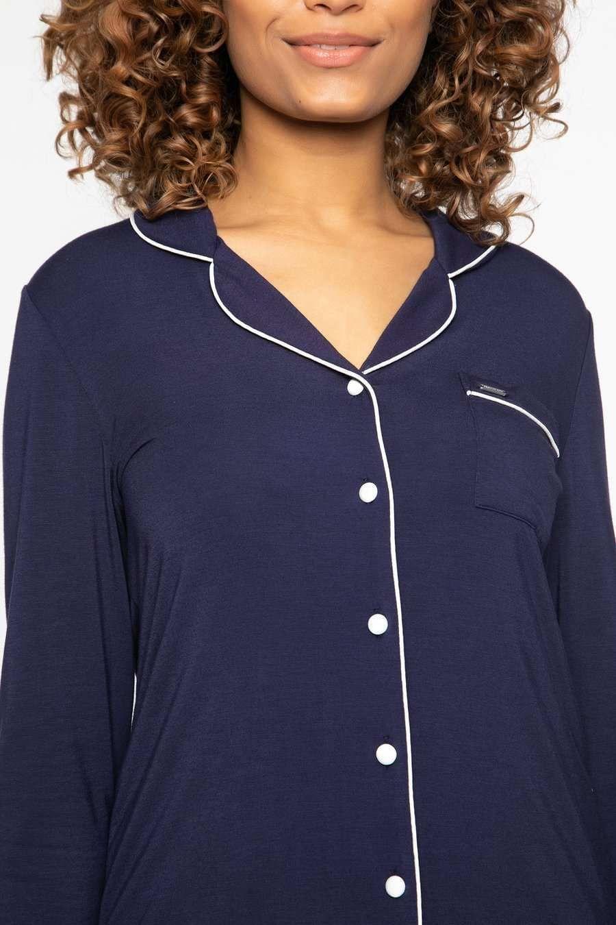 Midnight Color Bamboo Pyjama Set For Women