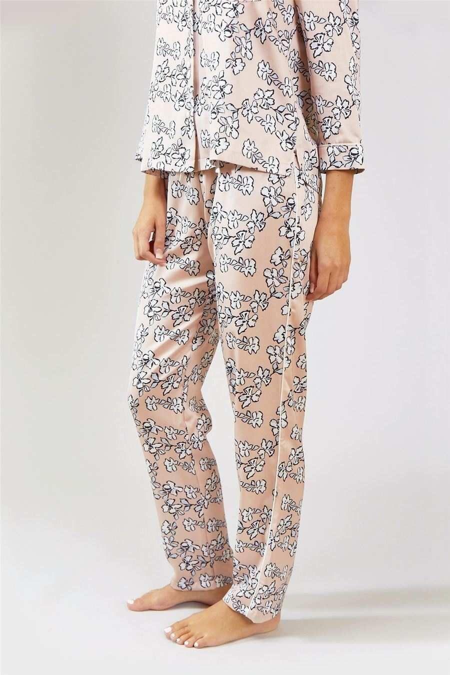 Mix and Match Floral Trousers Pink