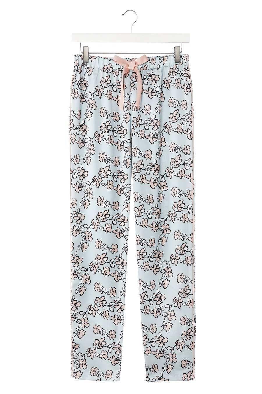 Mix and Match Floral Trousers Blue