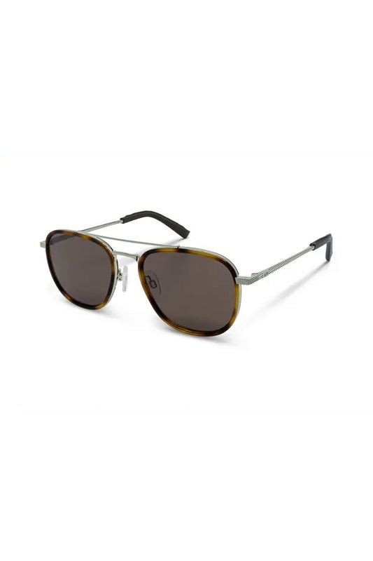 QUENTIN, Rectangular sunglasses for men and women brown lens UV400 protection