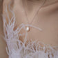 Women's Natural Baroque Pearl Necklace - P096