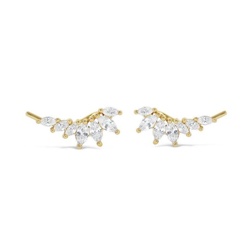 Radiant Ear Climber - Gold