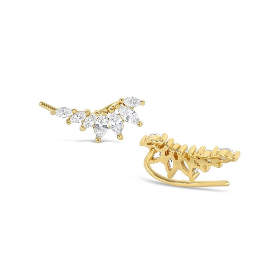 Radiant Ear Climber - Gold