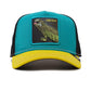 Goorin Bros Iguana Party in Teal & Black Color